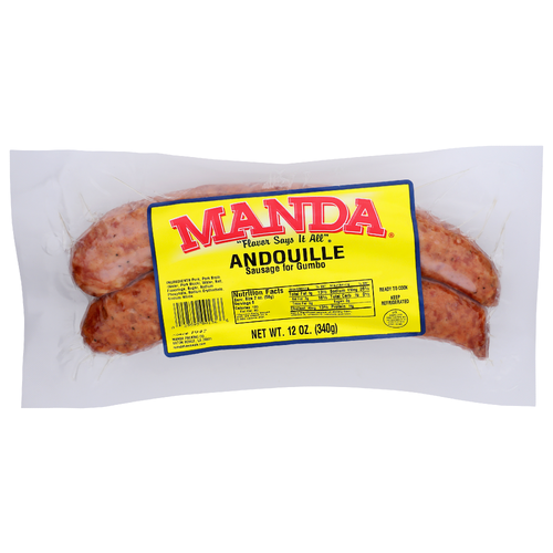 Manda Andouille Sausage For Gumbo - 12 Ounce