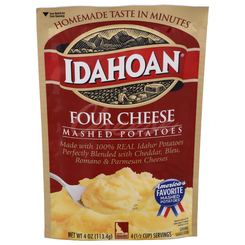 Idahoan Four Cheese Mashed Potatoes - 4 Ounce