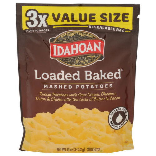 Idahoan Loaded Baked Mashed Value Size - 12 Ounce Image 1 of 4