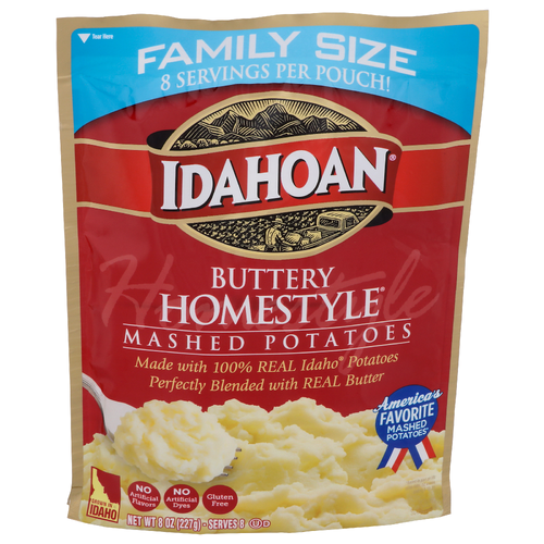 Idahoan Buttery Homestyle Family Size Mashed Potatoes - 8 Ounce