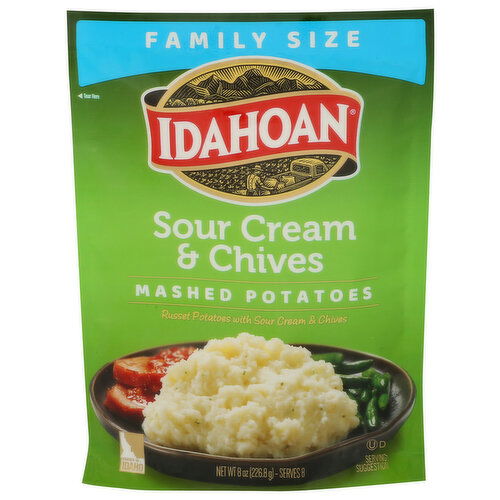 Idahoan Sour Cream & Chives Mashed Family Size - 8 Ounce Image 1 of 4