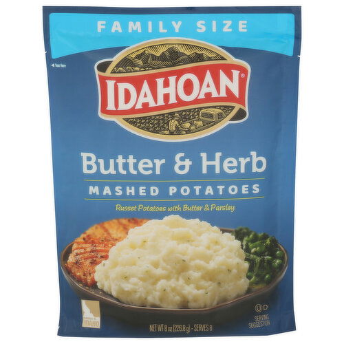 Idahoan Butter & Herb Mashed Family Size - 8 Ounce Image 1 of 4