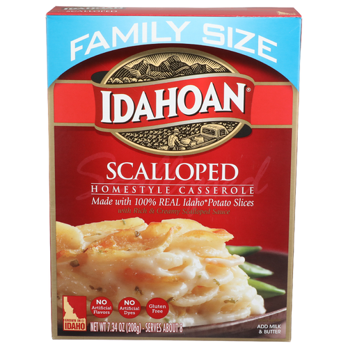 Idahoan Family Size Scalloped Homestyle Casserole - 7.34 Ounce