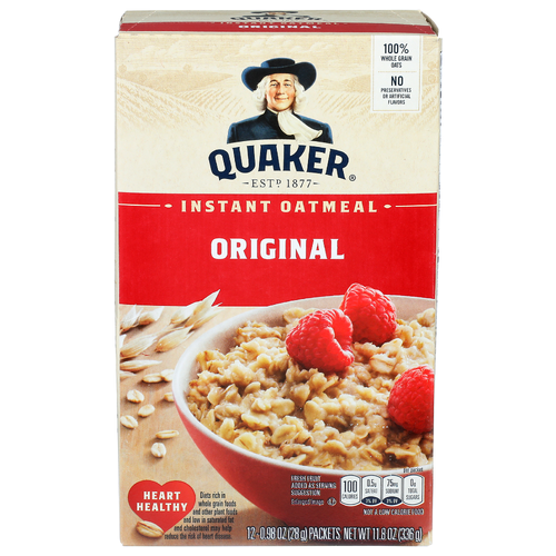 Quaker Original Instant Oatmeal - 0.983 Ounce - 12 Count Image 1 of 4