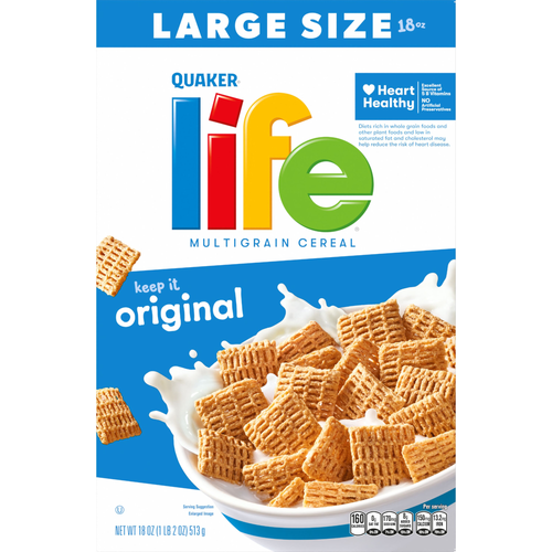Quaker Life Multigrain Cereal Original - 18 Ounce Image 1 of 3