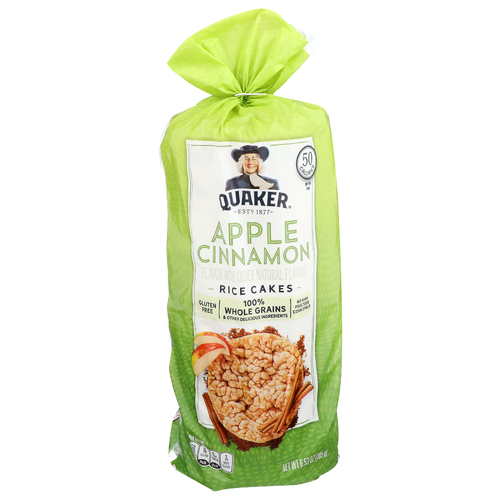 Quaker Apple Cinnamon Rice Cakes - 6.53 Ounce