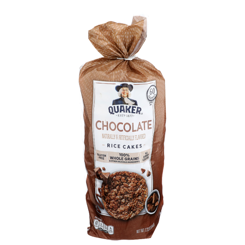 Quaker Chocolate Rice Cakes - 7.23 Ounce