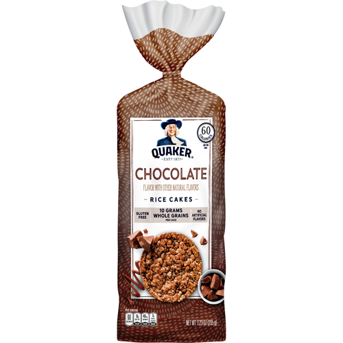 Quaker Rice Cakes Chocolate - 7.23 Ounce