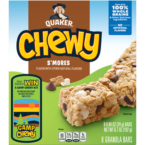 Quaker Chewy Granola Bars S'mores - 6.7 Ounce