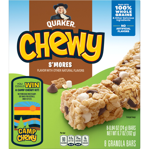 Quaker Chewy Granola Bars S'mores - 6.7 Ounce