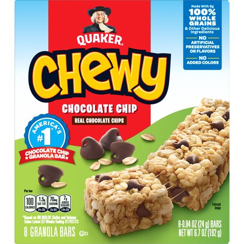 Quaker Chewy Granola Bars Chocolate Chip - 6.7 Ounce - 1 Count