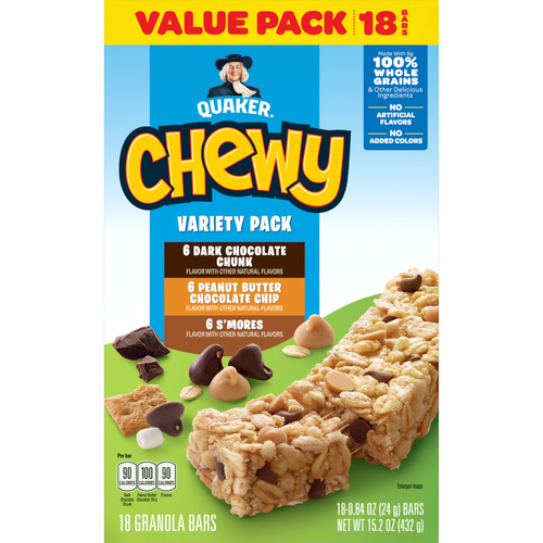 Quaker Chewy Granola Bars Variety - 15.2 Ounce