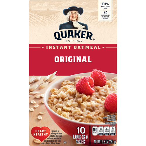 Quaker Instant Oatmeal Original - 9.8 Ounce