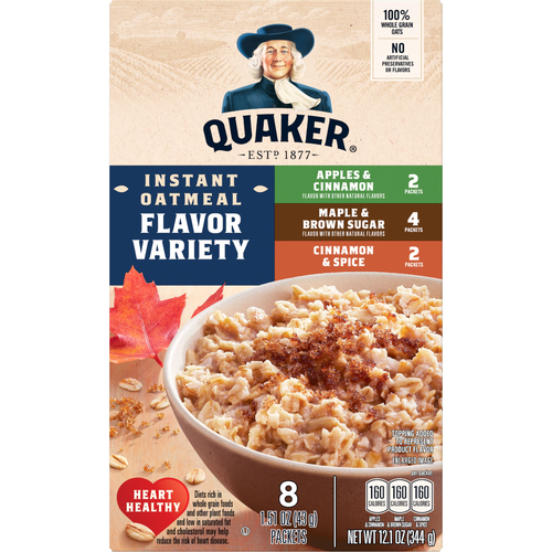 Quaker Instant Oatmeal Variety - 12.1 Ounce