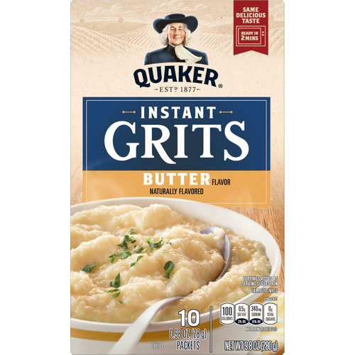 Quaker Instant Grits Butter - 9.8 Ounce