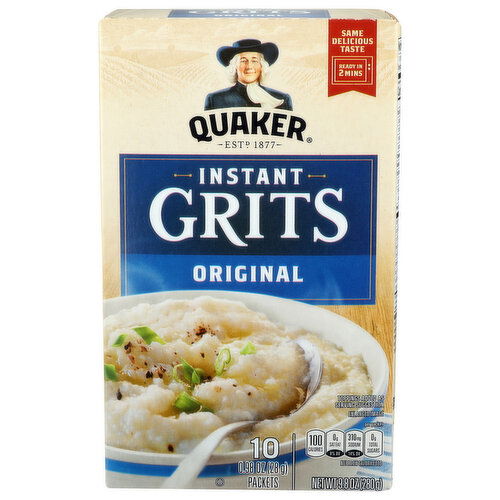 Quaker Original Instant Grits - 0.98 Ounce - 10 Count