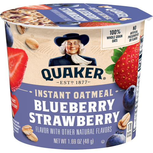Quaker Instant Oatmeal Blueberry Strawberry - 1.69 Ounce