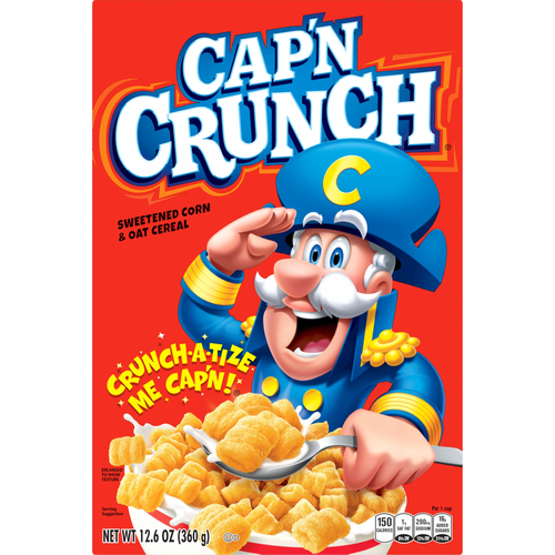 Cap'n Crunch Sweetened Corn & Oat Cereal - 12.6 Ounce