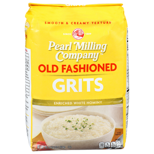 Pearl Milling Company Enriched White Hominy Old Fashioned Grits - 80 Ounce