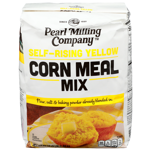 Pearl Milling Company Self-Rising Yellow Corn Meal Mix - 80 Ounce