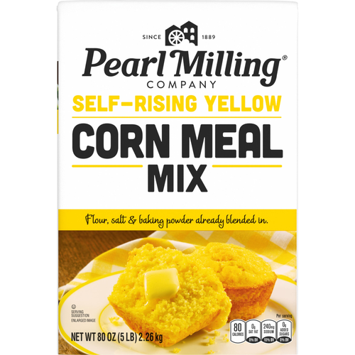 Pearl Milling Company Corn Meal Mix Self-Rising Yellow - 80 Ounce