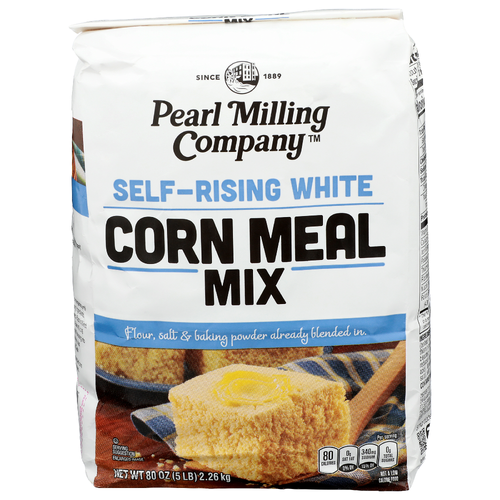 Pearl Milling Company Self-Rising White Corn Meal Mix - 80 Ounce