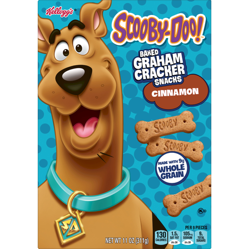 Cheez-It Cinnamon Baked Graham Cracker Sticks Kellogg's Scooby-Doo! Snack Crackers - 11 Ounce
