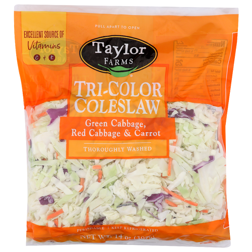 Taylor Farms Tri-Color Coleslaw - 14 Ounce