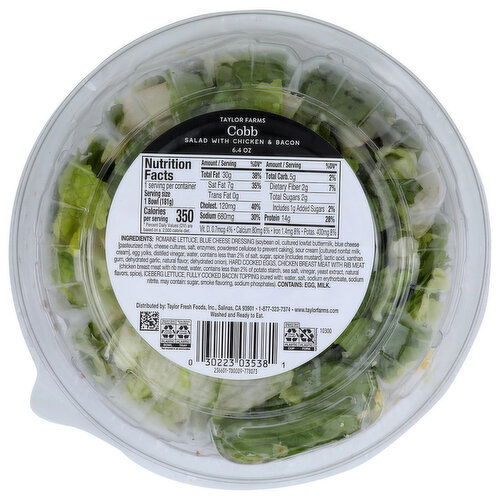 BROOKSHIRE'S Tf Cobb Sld w Chicken n Bacon - 6.4 Ounce