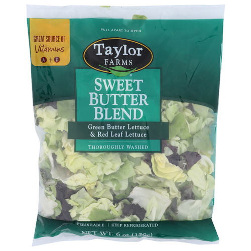 TAYLOR FARMS Green Butter Lettuce & Red Leaf Sweet Blend & Red - 6 Ounce
