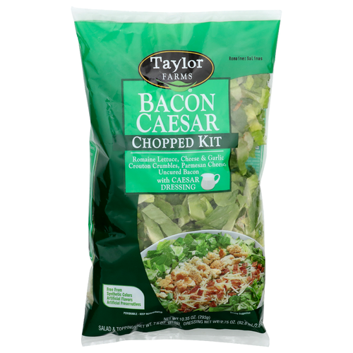 Taylor Farms Bacon Caesar Chopped Salad Kit - 10.35 Ounce