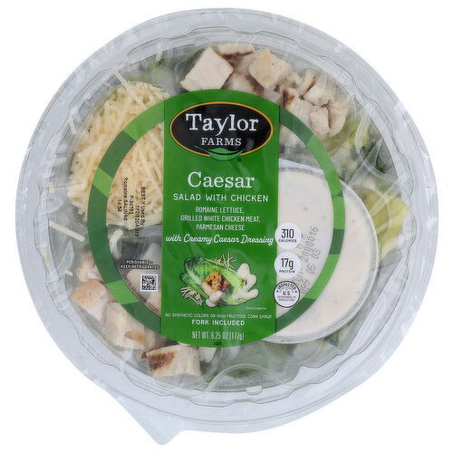 Taylor Farms Salad, With Chicken, Caesar - 6.25 Ounce