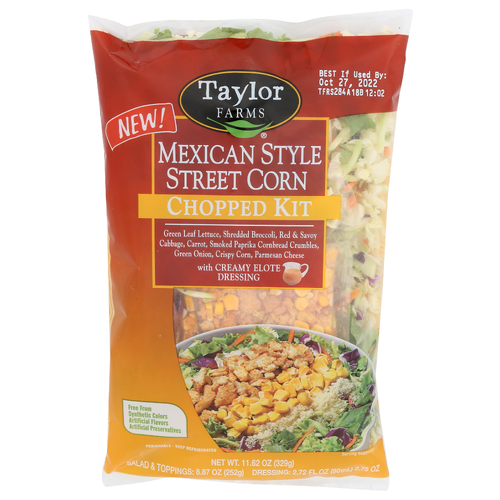 Taylor Farms Mexican Street Corn Chopped Salad Kit - 11.62 Ounce