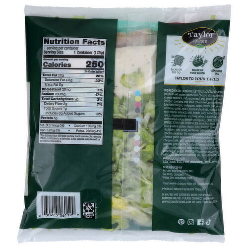 BROOKSHIRE'S Taylor Farms Caesar Mini Chopp 8 - 4.42 Ounce