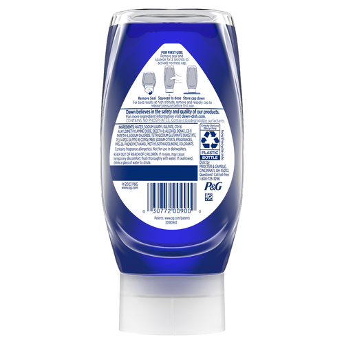 Dawn Refreshing Rain Scent Platinum Ez-Squeeze Ultra Dishwashing Liquid - 12.2 Fluid Ounce Image 1 of 2