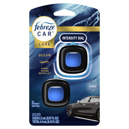 Febreze Car Air Freshener Odor-Fighting Automotive Vent Clip Ocn - 0.14 Ounce