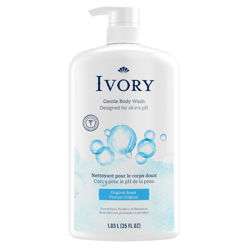 Ivory Gentle Body Wash, Original Scent - 35 Ounce Image 1 of 2