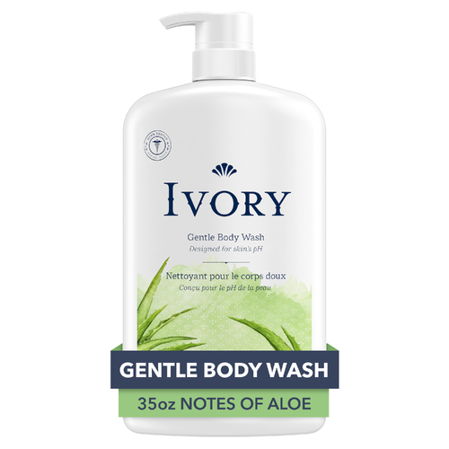 Ivory Aloe Scent Mild & Gentle Body Wash - 1.03 Liter Image 1 of 3
