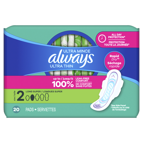Always Ultra Thin Pads - 20 Count