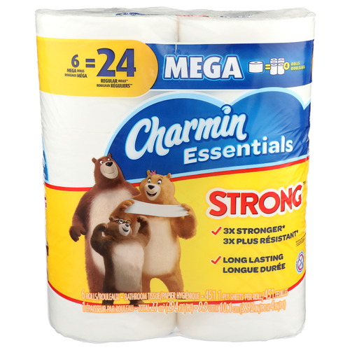 Charmin Essentials Strong - 6 Count