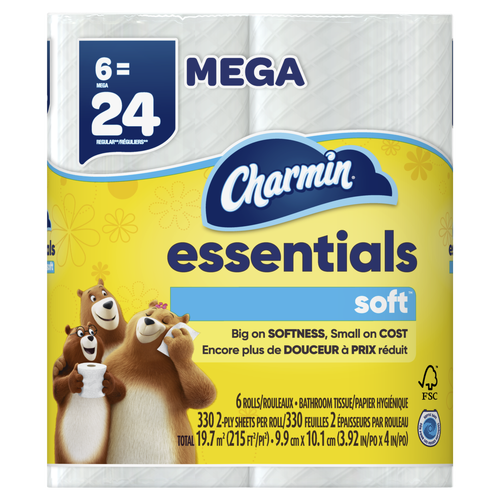 Charmin Essentials Soft - 6 Count
