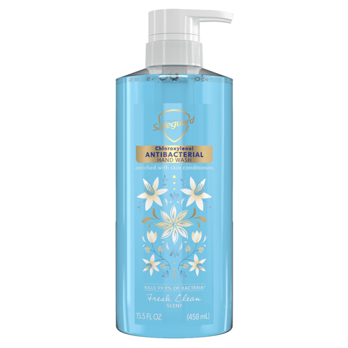 Safeguard Antibacterial Hand Wash, Fresh Clean Scent - 15.5 Ounce