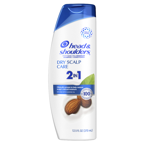 Head & Shoulders And 1 Dandruff Shampoo Conditioner, Anti-Dandruff Treatment, Dry Scalp Care For Daily Use, Paraben Free - 12.5 Ounce