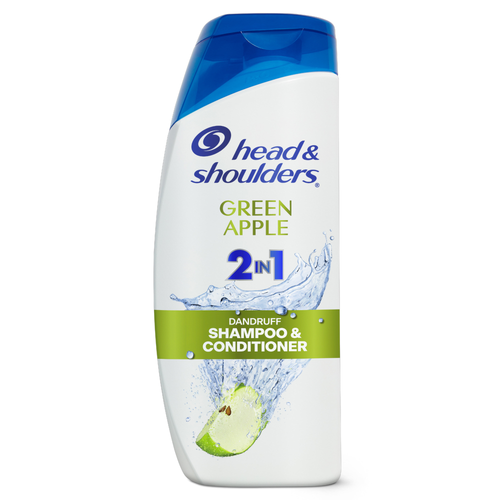 Head & Shoulders Green Apple 2 In 1 Anti-Dandruff Shampoo & Conditioner - 20.7 Ounce
