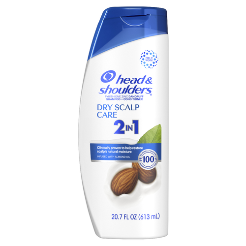 Head & Shoulders And 1 Dandruff Shampoo Conditioner, Anti-Dandruff Treatment, Dry Scalp Care For Daily Use, Paraben Free - 20.7 Ounce
