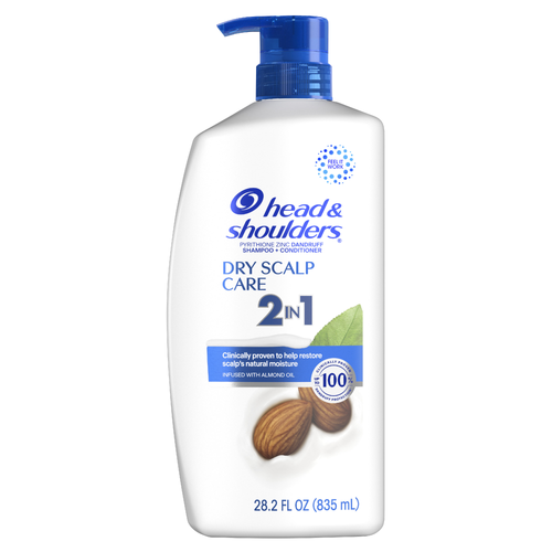 Head & Shoulders And 1 Dandruff Shampoo Conditioner, Anti-Dandruff Treatment, Dry Scalp Care For Daily Use, Paraben Free - 28.2 Ounce
