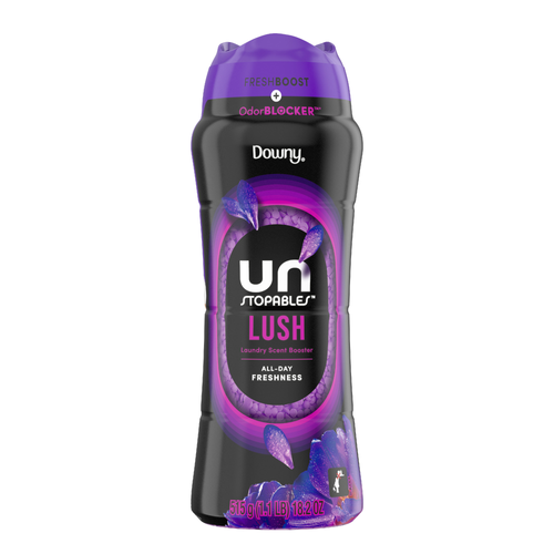 Downy Unstopables In Wash Scent Booster Beads, Lush Laundry For Odor Protection, Boosters - 18.2 Ounce