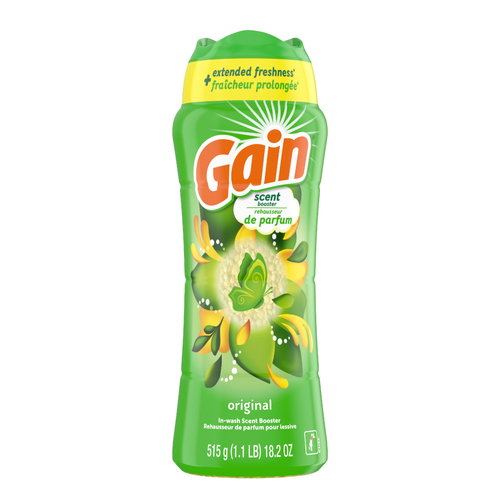 Gain In-Wash Laundry Scent Booster, Original Fresh Extender + Odor Protection - 18.2 Ounce
