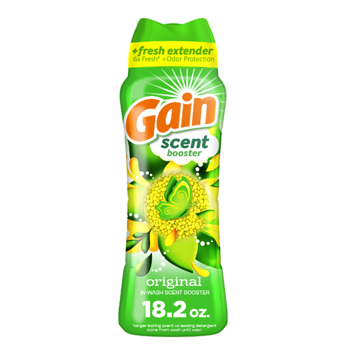 Gain In-Wash Laundry Scent Booster, Original Scent, , Fresh Extender + Odor Protection - 18.2 Ounce