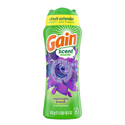 Gain In-Wash Laundry Scent Booster, Moonlight Breeze Fresh Extender + Odor Protection - 18.2 Ounce